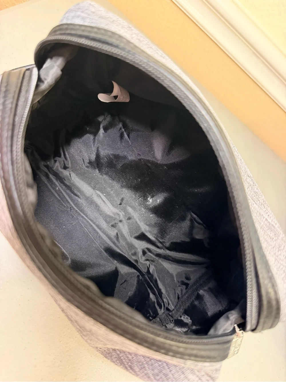 Jimmy Choo Gray Travel Tote and Toiletry Pouch